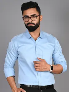 FUBAR Modern Spread Collar Cotton Formal Shirt