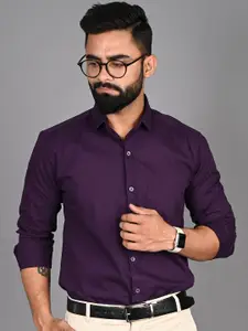 FUBAR Modern Spread Collar Cotton Formal Shirt