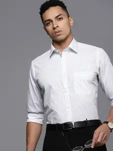 Raymond Pure Cotton Slim Fit Printed Formal Shirt