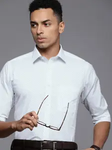 Raymond Pure Cotton Slim Fit Printed Formal Shirt