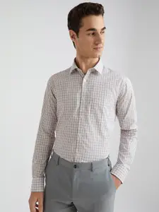 Park Avenue Slim Fit Checked Pure Cotton Formal Shirt