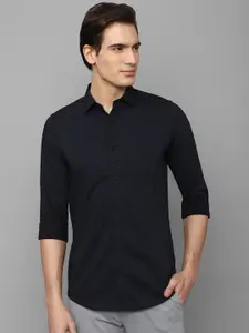 Allen Solly Spread Collar Slim Fit Micro Ditsy Printed Cotton Casual Shirt