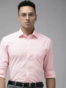 Park Avenue Pure Cotton Slim Fit Micro Checked Formal Shirt