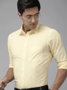 Park Avenue Pure Cotton Slim Fit Micro Checked Formal Shirt