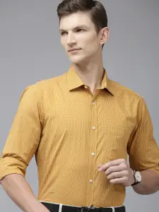 Park Avenue Slim Fit Micro Checked Pure Cotton Formal Shirt