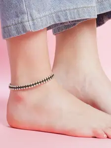 Zavya 925 Pure Silver Silver-Plated Anklet