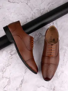 INVICTUS Men Perforated Formal Brogues