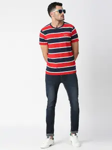 Pepe Jeans Horizontal Striped Slim Fit Pure Cotton T-shirt