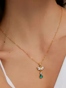 MINUTIAE Brass Gold-Plated Necklace