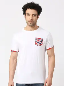 Pepe Jeans Round Neck Slim Fit Pure Cotton Casual T-shirt