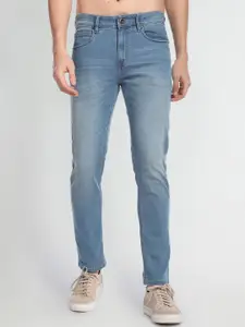 Flying Machine Men Mid-Rise Slim Tapered Fit Light Fade Jeans