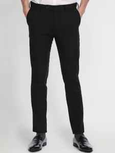 Arrow Men Solid Mid-Rise Bi-Stretch Formal Trousers