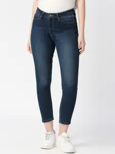 Pepe Jeans Women Skinny Fit High-Rise Light Fade Stretchable Cotton Jeans