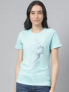 Beverly Hills Polo Club Floral Printed Pure Cotton T-shirt