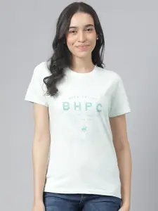 Beverly Hills Polo Club Typography Printed Pure Cotton T-Shirt