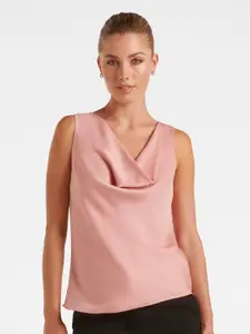 Forever New Cowl Neck Satin Top