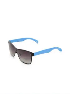 Alvaro Castagnino Men Rectangle Sunglasses with Polarised and UV Protected Lens 2324ASG002