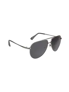 GIORDANO Men Lens & Aviator Sunglasses with Polarised and UV Protected Lens GA90304C04