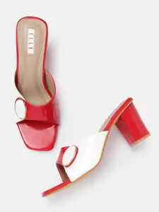 ELLE Women Colourblocked Block Heels