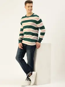 Mast & Harbour Striped Pullover Sweater