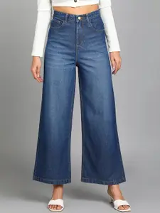 Urbano Fashion Women High-Rise Light Fade Jeans