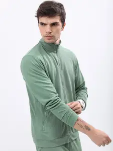 HIGHLANDER Mock Neck Tailored Jacket