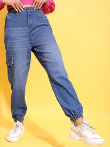 Tokyo Talkies Women High-Rise Jogger Jeans
