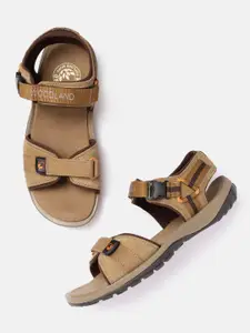Woodland Men Textured Detail Comfort Sandals