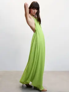 MANGO Halter Neck Maxi Dress