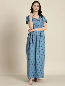 SDL by Sweet Dreams Printed Maxi Nightdress
