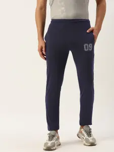 Sports52 wear Men Solid Slim Fit Mid-Rise Knitted Cotton Training Or Gym Track Pants