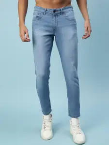 VEIRDO Men Original Light Fade Mid Rise Slim Fit Cotton Jeans