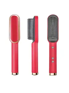 ZURU BUNCH RT-524-Hair Straightener Comb 909-RED