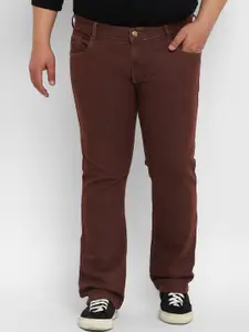 Urbano Plus Men Mid-Rise Clean Look Stretchable Coloured Bootcut Jeans