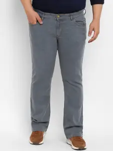Urbano Plus Men Clean Look Mid-Rise Stretchable Bootcut Jeans