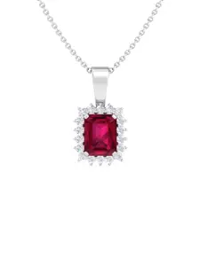 Inddus Jewels Sterling Silver Rhodium-Plated Necklace