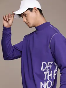 FCUK Printed High Neck Sweatshirt