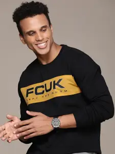 FCUK Brand Logo Printed Sweatshirt