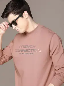 French Connection Brand Logo Embossed Sweatshirt