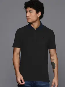 Louis Philippe Jeans Polo Collar Pure Cotton T-shirt