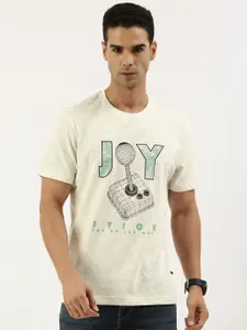 Parx Men Graphic Printed Round Neck T-shirt