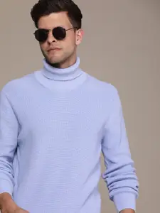 French Connection Men Pure Cotton Ribbed Pullover