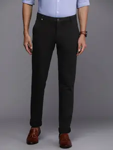 Louis Philippe Sport Men Mid-Rise Slim Fit Smart Casual Trousers