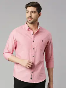 Thomas Scott Classic Slim Fit Opaque Pure Cotton Casual Shirt