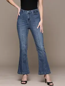 bebe Women Denim Daze Light Fade Stretchable Bootcut Jeans