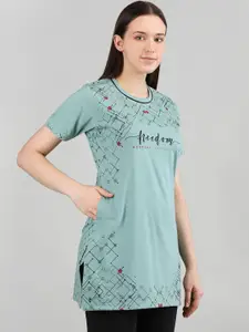 Duchess Printed Cotton Lounge T-Shirt