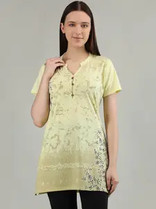 Duchess Abstract Printed Cotton Lounge T-Shirt