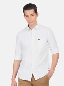 Arrow Sport Slim Fit  Micro Checks Pure Cotton Casual Shirt