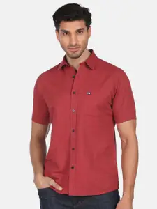Arrow Sport Spread Collar Cotton Linen Casual Shirt