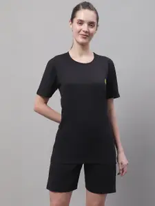 MACK JONNEY Cotton T-Shirt With Shorts Co-Ords